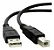 Cabo Para Impressora 2 Metros, 5+, USB A 2.0 MACHO Para USB B 2.0 MACHO,  Preto - Imagem 1