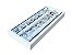 Luminária Comercial 2x16W De Sobrepor Com 6 Aletas Branca Com 3 Anos de Garantia Feito no Brasil - 26cm largura - Imagem 2