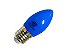 Lâmpada LED Vela 1W Azul 127V - Imagem 4