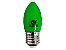 Lâmpada LED Vela 1W Verde 127V - Imagem 2