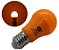 Lâmpada Bulbo LED Laranja 7W Bivolt E27 - Imagem 1
