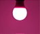 Lâmpada Bulbo LED Rosa 7W Bivolt E27 - Imagem 5