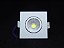 Spot LED 3W Branco Frio Quadrado Aço de Embutir - Direcionável Bivolt Cob - Imagem 1