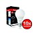 Lâmpada Bulbo 12W LED Branco Frio Bivolt Avant Kit Com 10 pçs - Imagem 1