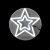 Estrela de 5 pontas Dupla  Branco Frio 220V - 600cmx60cm - Imagem 1
