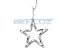 Cascata Sequencial De Estrelas 138 LEDS 8 Funções Branco Frio 220V M/F - Imagem 3