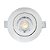 Spot LED SMD 7W Redondo Direcionável Branco Quente - Imagem 2