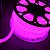 Mangueira Neon De LED Flexível Rolo com 50 Metros Rosa - Imagem 1
