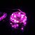 Cordão de cobre 50 LEDs fio de fada 5 metros rosa pilha - Imagem 3