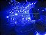 Cordão sequencial 100 LEDs Fio Transparente 9,2 Metros Azul 220V - Uso interno - Imagem 1