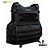 COLETE ARMOR CORDURA 1000D - PRETO - Imagem 2