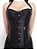 Corset Overbust Alças e Paetê - PRONTA ENTREGA - Imagem 1