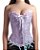 Corset Azul e Rosa com Laço Frontal - PRONTA ENTREGA - Imagem 1