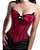 Corset Red Vamp - PRONTA ENTREGA - Imagem 3