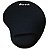 Mousepad Fortrek com Apoio em Gel Preto 23,5x20cm ERG-102 - Imagem 2