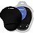 Mousepad Fortrek com Apoio em Gel Preto 23,5x20cm ERG-102 - Imagem 1