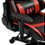 Cadeira Gamer Draxen DN3 Reclinável com Almofadas cor Preto/Vermelho - DN003/RD - Imagem 4