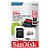Cartão de Memória 128GB Sandisk Ultra Micro SD Classe 10 com Adaptador- SDSQUNR-128G-GN3MA - Imagem 1