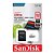 Cartão de Memória 64GB Sandisk Ultra Micro SD Classe 10 com Adaptador- SDSQUNR-64G-GN3MA - Imagem 1