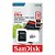 Cartão de Memória 32GB Sandisk Ultra Micro SD Classe 10 com Adaptador- SDSQUNR-32G-GN3MA - Imagem 1