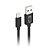 Cabo Apple USB - iPhone 1M Preto C3plus - CCB-L10BK - Imagem 1