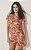 Vestido Curto Floral Pincelado - Imagem 1