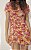 Vestido Curto Floral Pincelado - Imagem 2