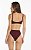Biquíni Hot Pants Lia Red Jacquard - Imagem 3