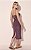 Vestido Midi Meia Taça Gergelim Roxo - Imagem 3