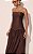 Vestido Longo Rebites Marrom - Imagem 2