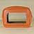 Necessaire Laura M laranja personalizada - Imagem 3