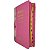 Bíblia Sagrada Letra Ultra Gigante Bicolor Edição Com Letras Vermelhas PINK ZÍPER - Imagem 3