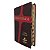 Bíblia Sagrada Letra Grande Capa Luxo marrom Cruz Vermelha Índice NAA - Imagem 1