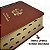 Bíblia de Estudo King James Atualizada Índice Luxo Bicolor Marrom e Preta - Imagem 2