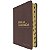 Bíblia Sagrada Letra Grande NVT Evangélica Índice Capa Luxo Marrom - Mundo Cristão - Imagem 1