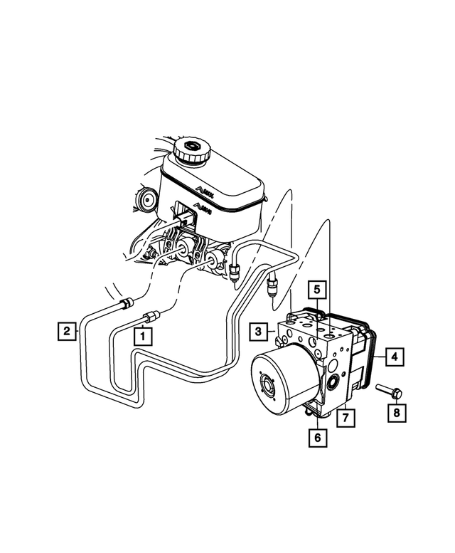 Módulo de Controle do Abs Jeep Wrangler 3.6L 2014-2018 - Mopar - Imagem 9