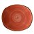 Prato de Porcelana Retangular 25cm Artisan Salmon Corona - Imagem 1