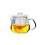 Chaleira 450ml Vidro Borosilicato com Infusor Zahav - Imagem 1