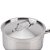 Panela Inox Fundo Triplo 3,3 Litros Caçarola Zahav Inox 20cm - Imagem 4
