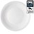 Prato de Sobremesa 20cm White Moon Bormioli Rocco - Imagem 1
