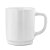 Caneca Vidro Opalino 250ml Branca Milky Bormioli Rocco - Imagem 2