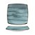 Prato Quadrado 20,5cm Raso Artisan Azul Porcelana Corona - Imagem 1