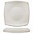 Prato Quadrado 27,5cm Raso Artisan Beige Porcelana Corona - Imagem 1