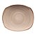 Prato Raso Retangular 19,3x17,5cm Gris Artisan Porcelana Corona - Imagem 1