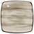 Prato Quadrado 20,5cm Raso Artisan Gris Porcelana Corona - Imagem 1