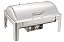 Rechaud Retangular Inox 9 Litros Zahav Tampa Basculante - Imagem 1