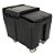 Carrinho de Gelo Preto 56,7 kg Cambro ICS125L110 - Imagem 4