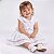 Vestido de Bebê Menina Branco Roupa Menina Infantil 100% Algodão 2 Meses a 6 Anos Batizado - Imagem 1