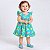 Vestido Bebê 100% Algodão Estampado Flamingo 2 Meses a 6 Anos Ariel - Imagem 3