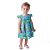 Vestido Bebê 100% Algodão Verão  Flamingo- Ariel - Imagem 2